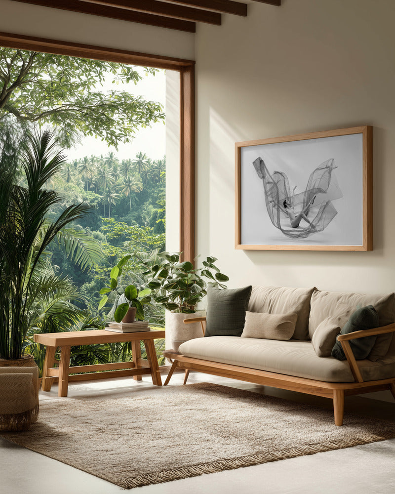 Ballerina Inside the cloth - Poster / Art Print - interiör