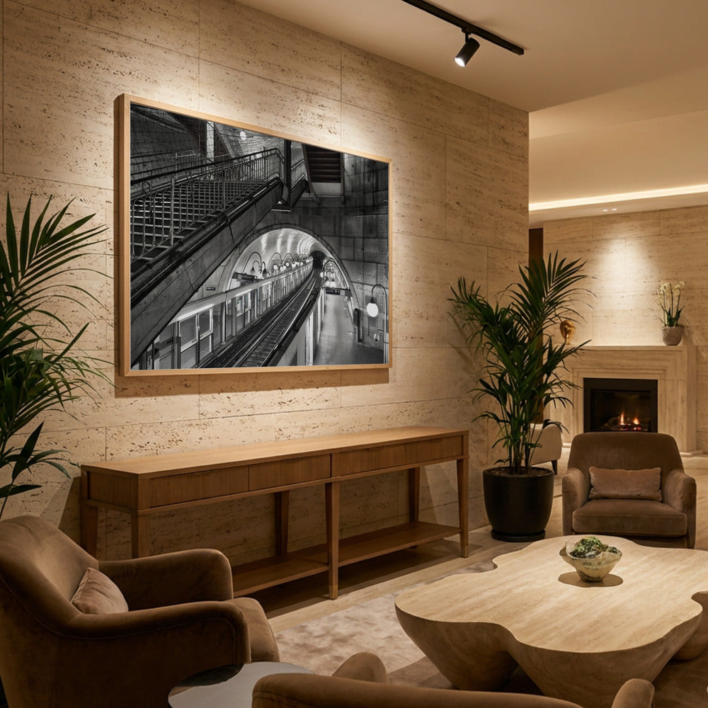 Metro - Paris - Poster / Art Print - interiör
