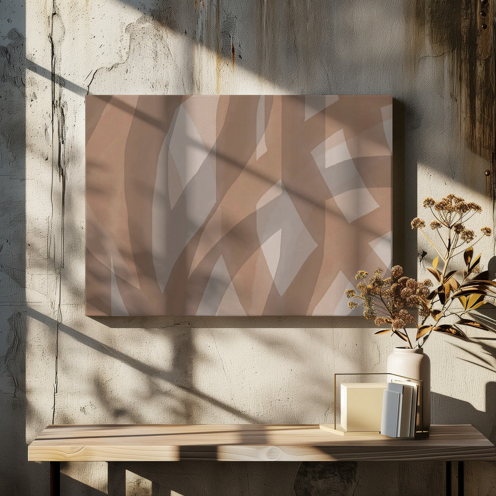 Neutral Abstract Watercolor In Nude and Pastel 5 - Poster / Art Print - interiör