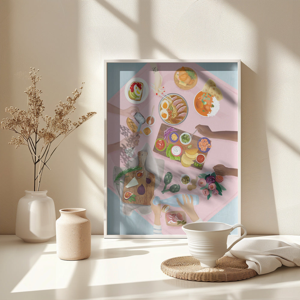 Brunch - Poster / Art Print - interiör