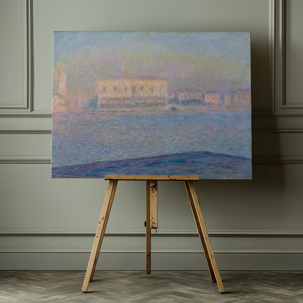 The Doge's Palace Seen From San Giorgio Maggiore (1908) By Claude Monet - Poster / Art Print - interiör