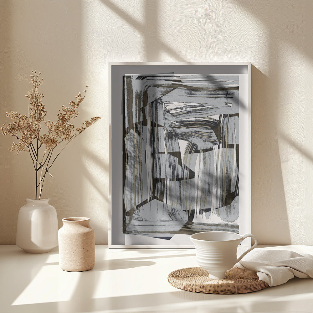 Brushonrocks - Poster / Art Print - interiör