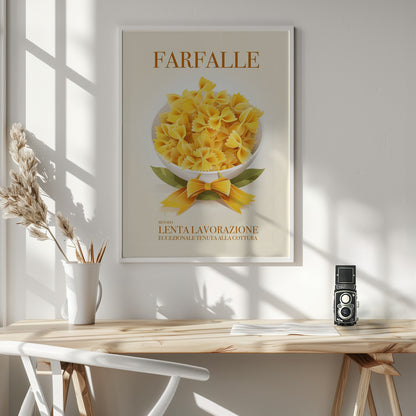 Pasta Farfalle - Poster / Art Print - interiör