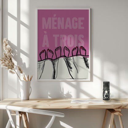Three's Company - Poster / Art Print - interiör