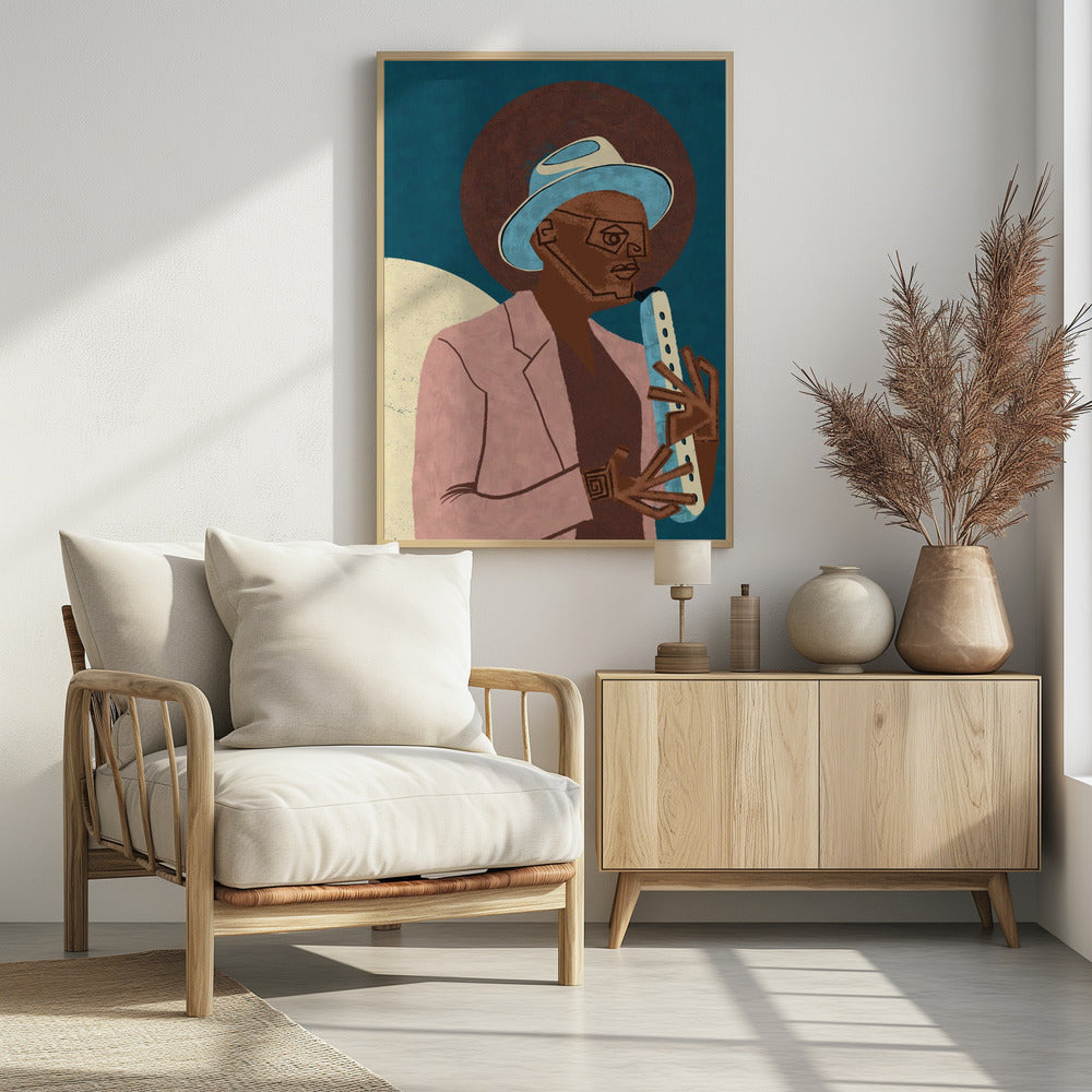 MUSICIAN GUY XIII - Poster / Art Print - interiör