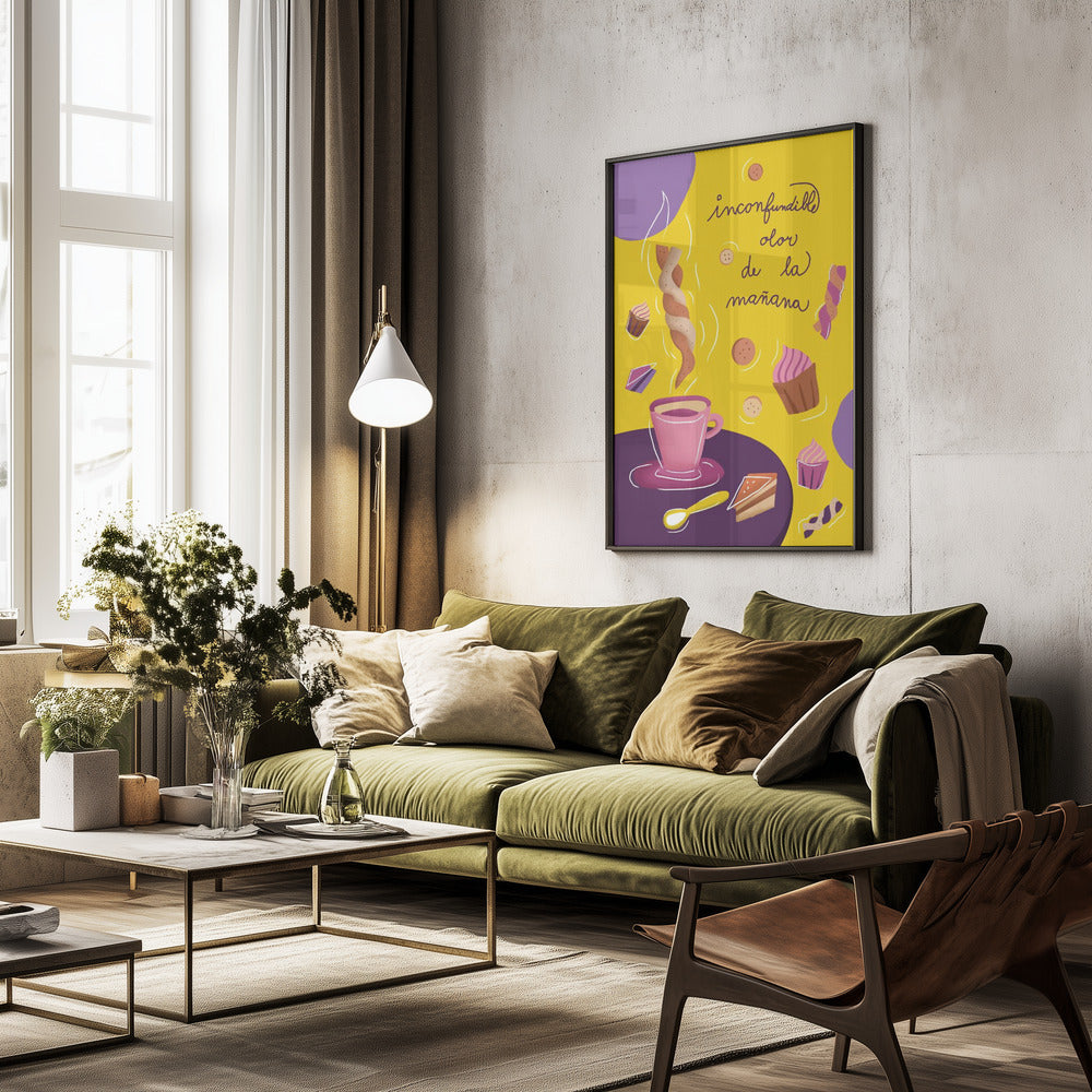 Inconfundible Yellow - Poster / Art Print - interiör