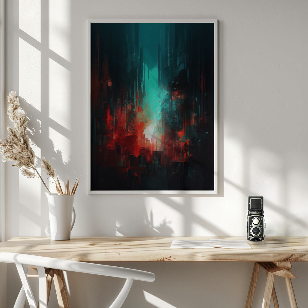 Escaping No 1 - Poster / Art Print - interiör