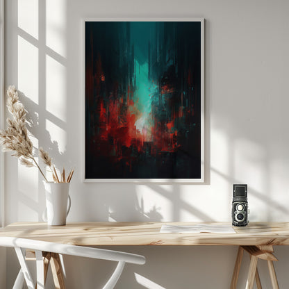 Escaping No 1 - Poster / Art Print - interiör