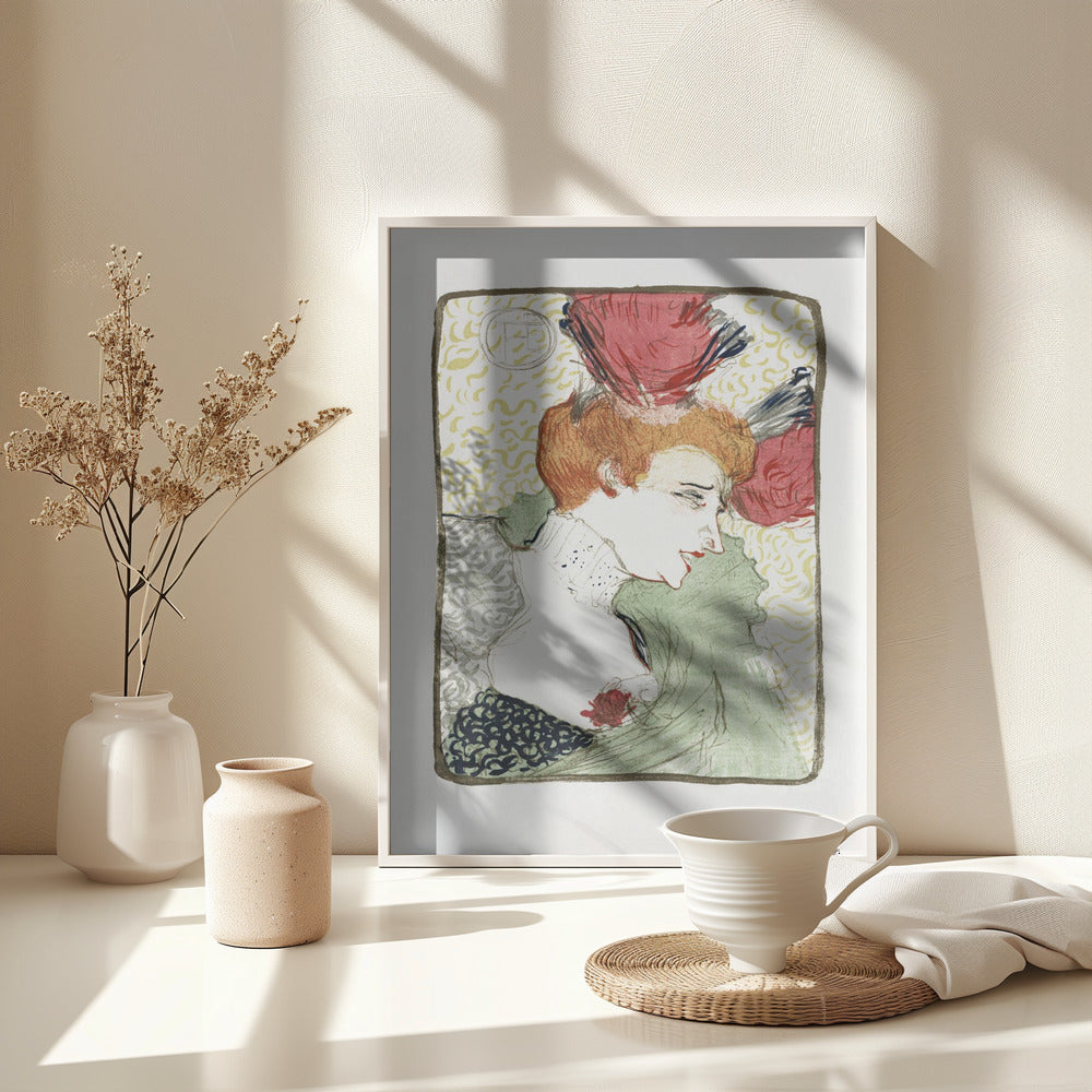 Bust of Mademoiselle Lender (1895) - Poster / Art Print - interiör