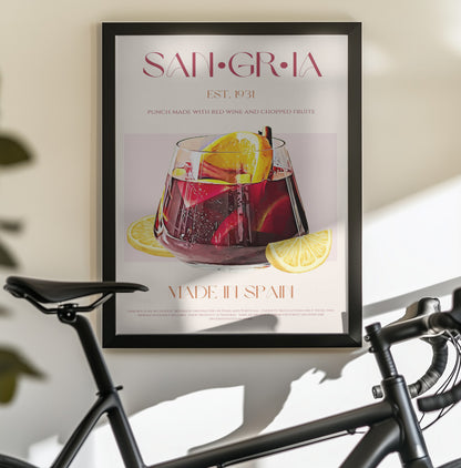 Sangria print - Poster / Art Print - interiör