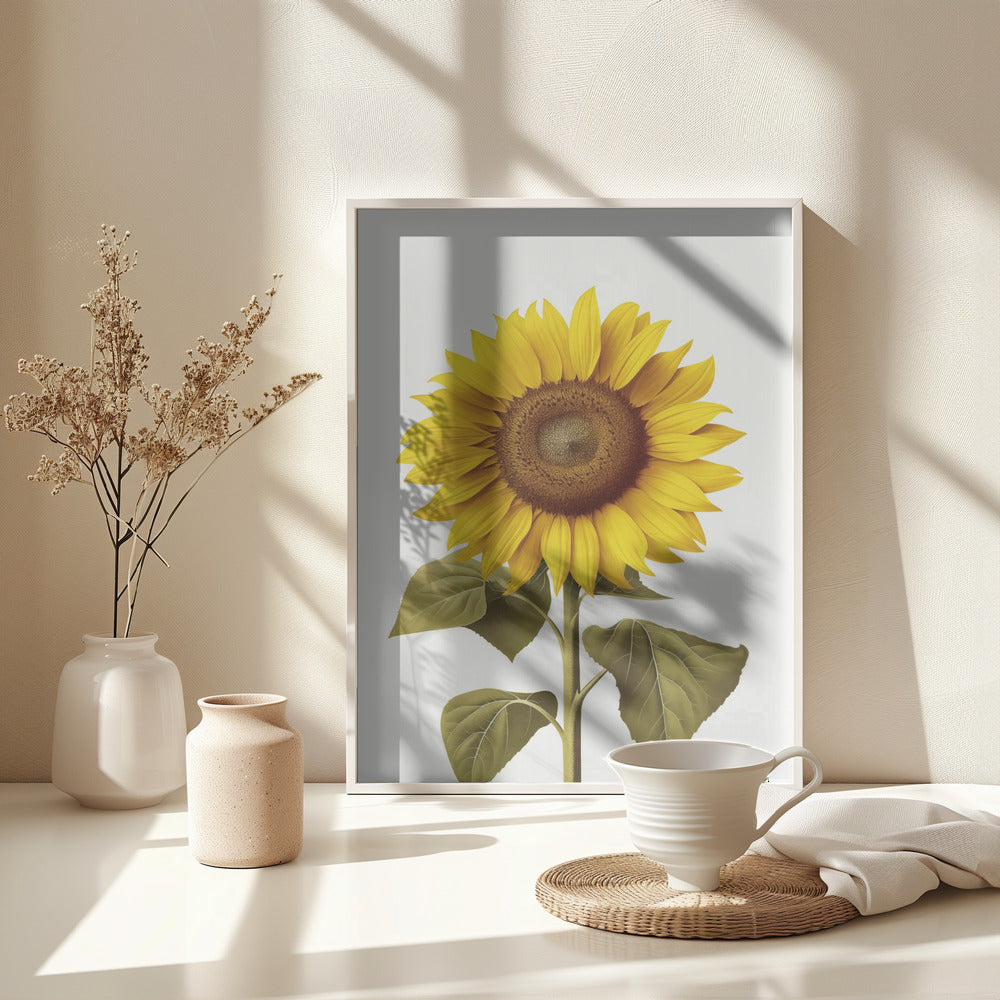 Sunflower Still - Poster / Art Print - interiör