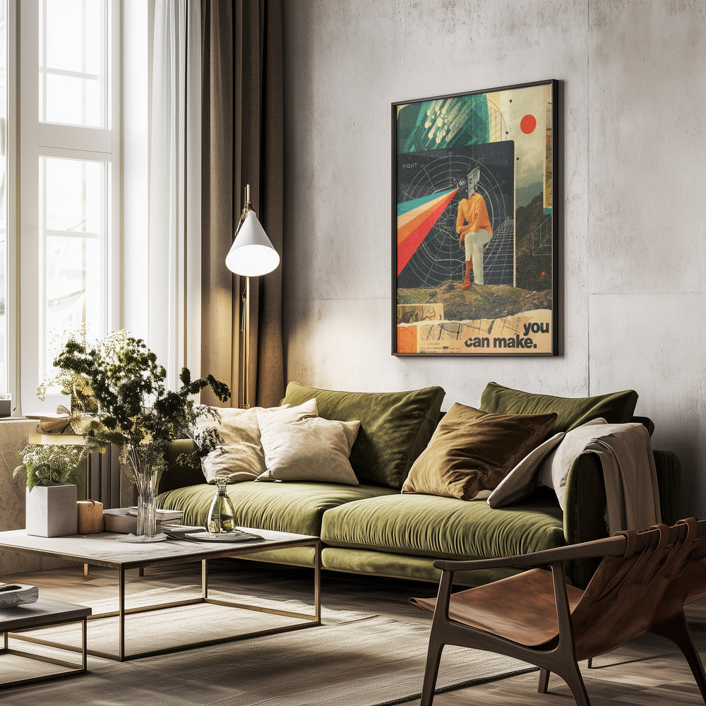 You Can Make It Right - Poster / Art Print - interiör