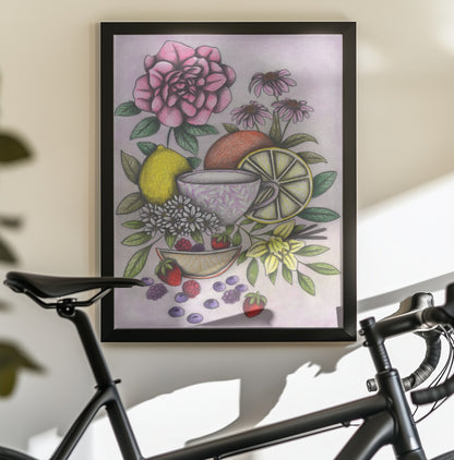 Rococo Tea - Poster / Art Print - interiör