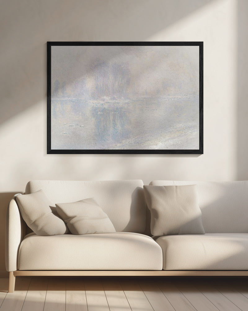 Ice Floes (1893) By Claude Monet - Poster / Art Print - interiör