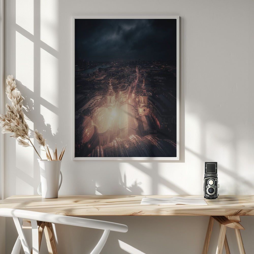 A Light in Darkness - Poster / Art Print - interiör