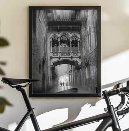 Bishop´s Bridge (Barcelona Series) - Poster / Art Print - interiör