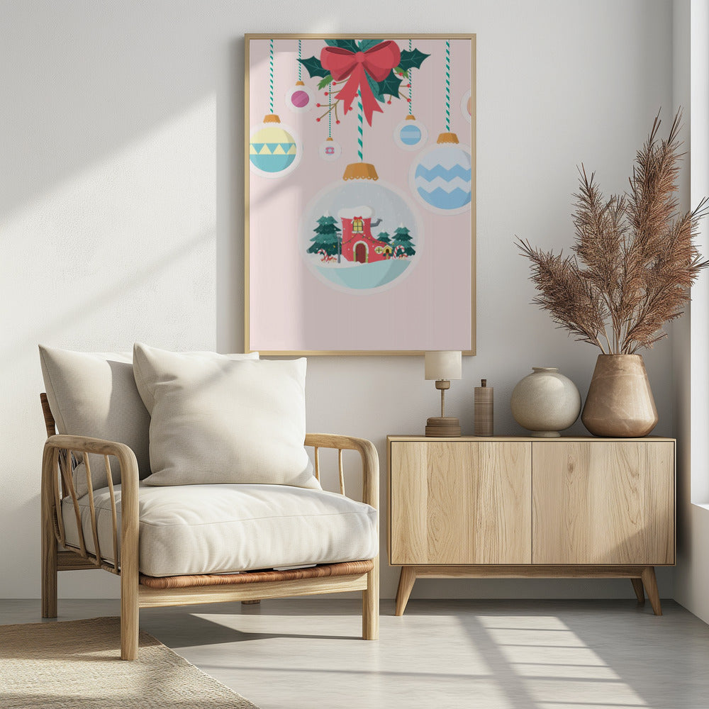 Christmas Ball - Poster / Art Print - interiör
