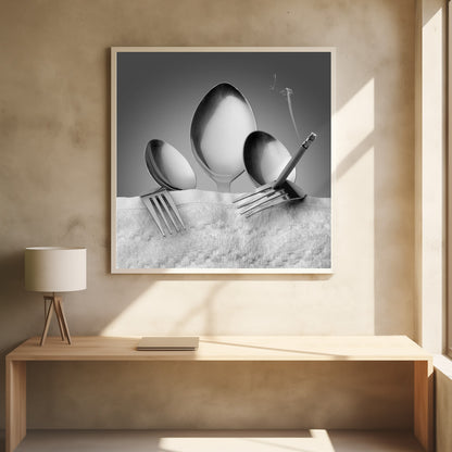 Kitchen After Hours - Poster / Art Print - interiör