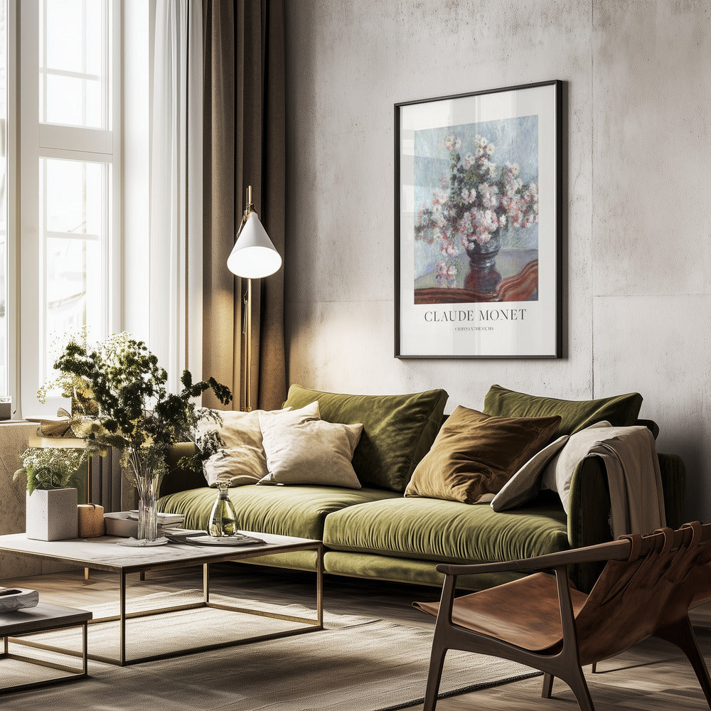 Chrysanthemums - Poster / Art Print - interiör
