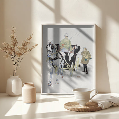 Vintage Carriage (1893) - Poster / Art Print - interiör