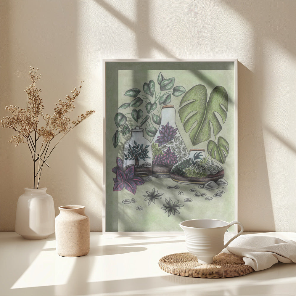 Magical Terrariums - Poster / Art Print - interiör