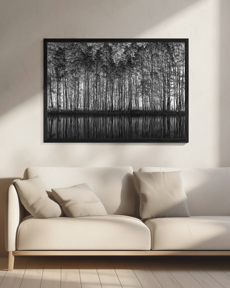 Pointillism Nature - Poster / Art Print - interiör