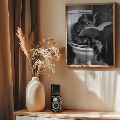 Literary Litter Box - Poster / Art Print - interiör