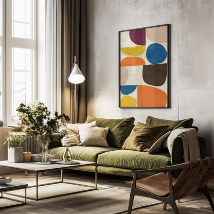 Vivid Bauhaus - Poster / Art Print - interiör