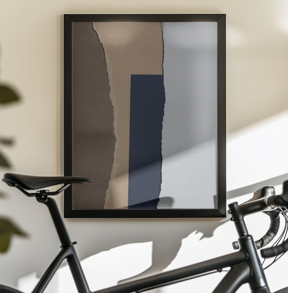 Torn Paper 4 - Poster / Art Print - interiör