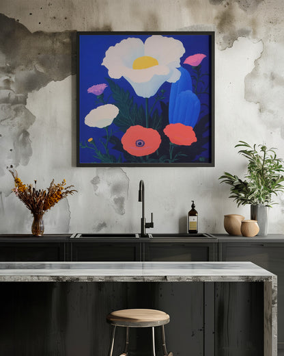 Fantasy Flowers - Poster / Art Print - interiör