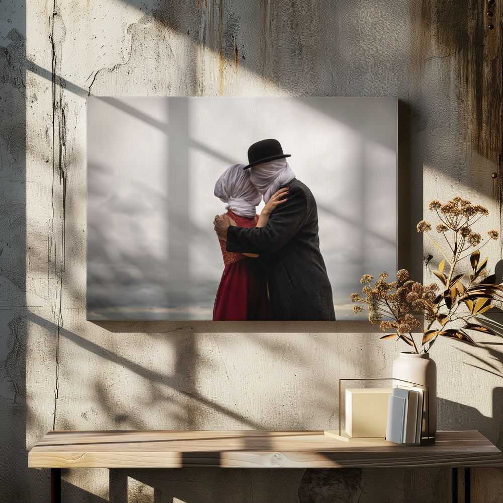 The Lovers then and Now - Poster / Art Print - interiör