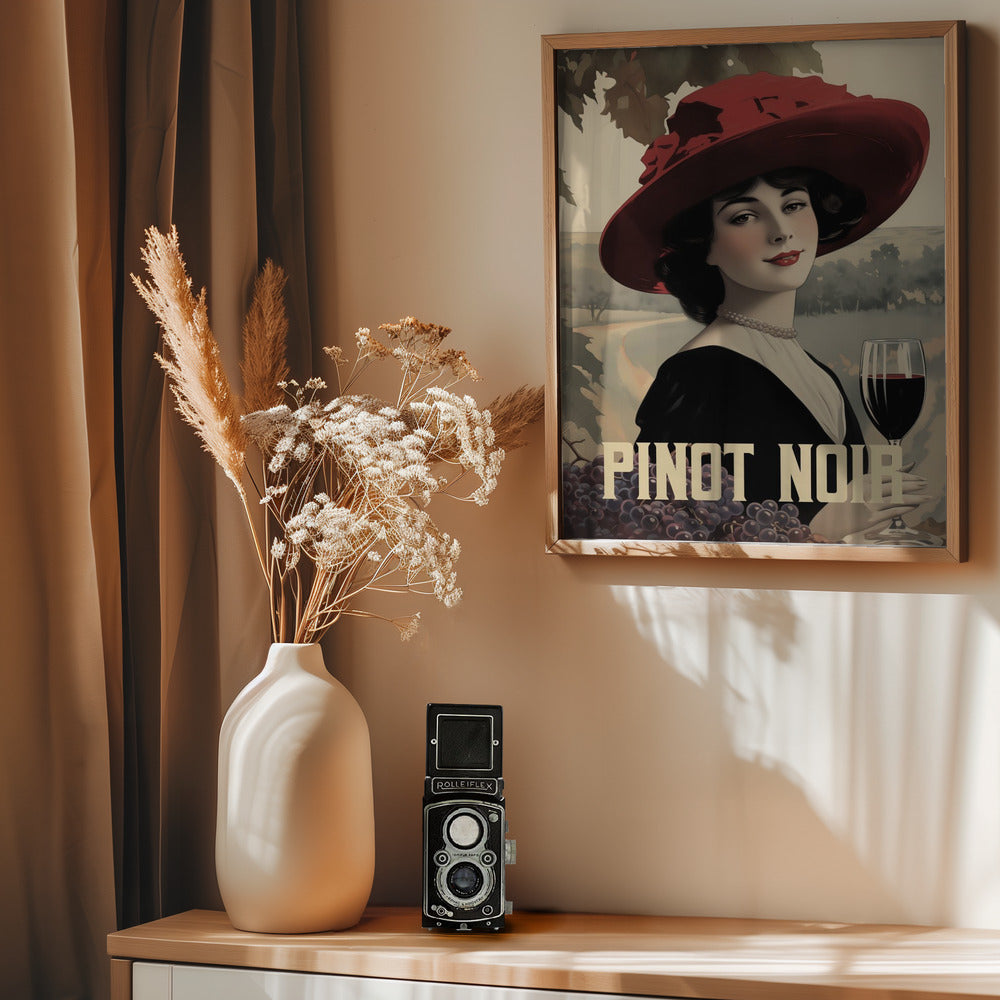 Pinot Noir - Poster / Art Print - interiör