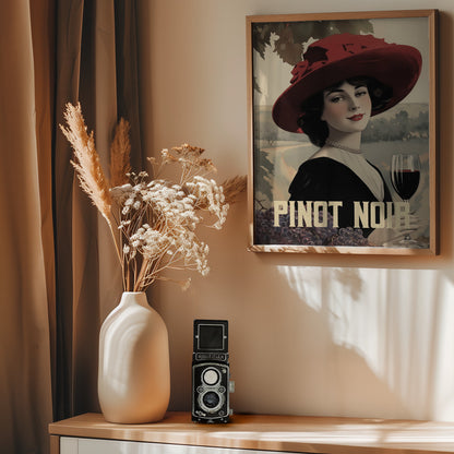 Pinot Noir - Poster / Art Print - interiör