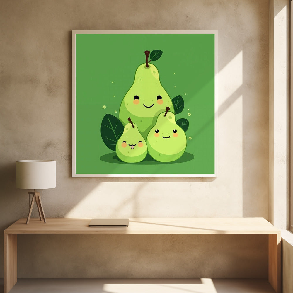 Pear Mom - Poster / Art Print - interiör