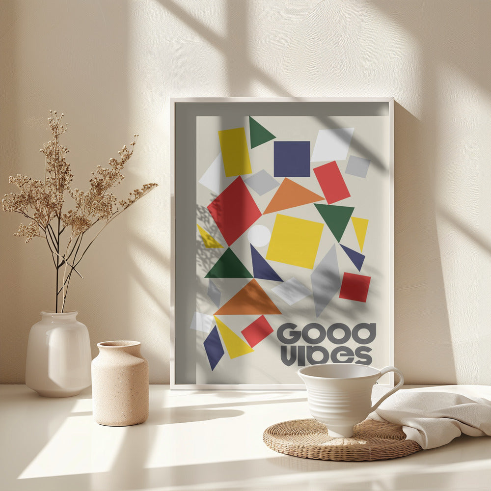 Good Vibes Pieces - Poster / Art Print - interiör