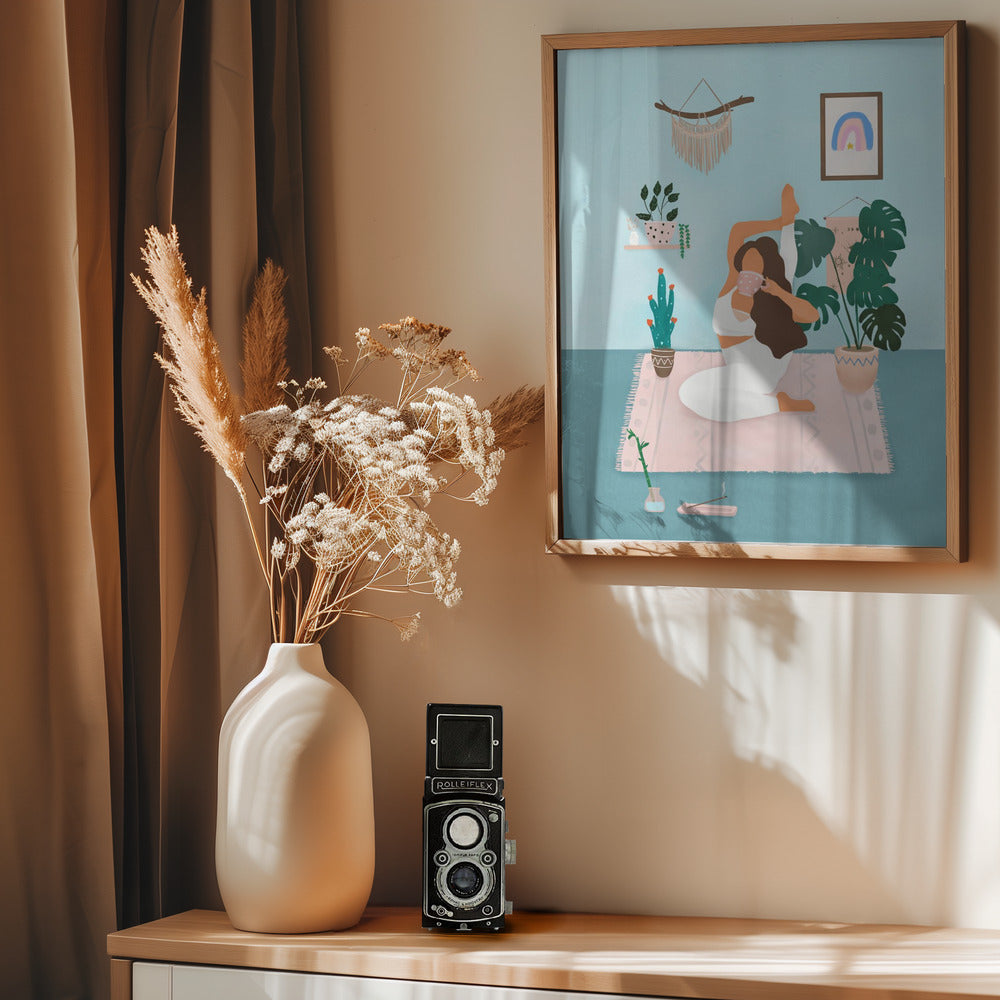 Yoga Time - Poster / Art Print - interiör