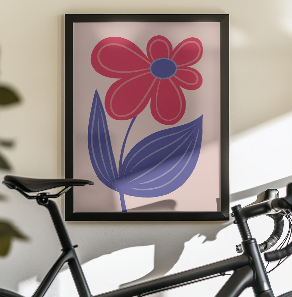 Big Flower - Poster / Art Print - interiör