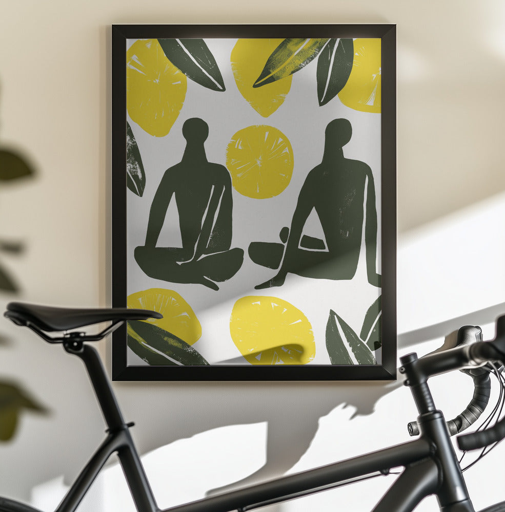 Lemon Day - Poster / Art Print - interiör
