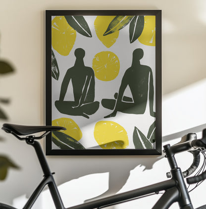 Lemon Day - Poster / Art Print - interiör