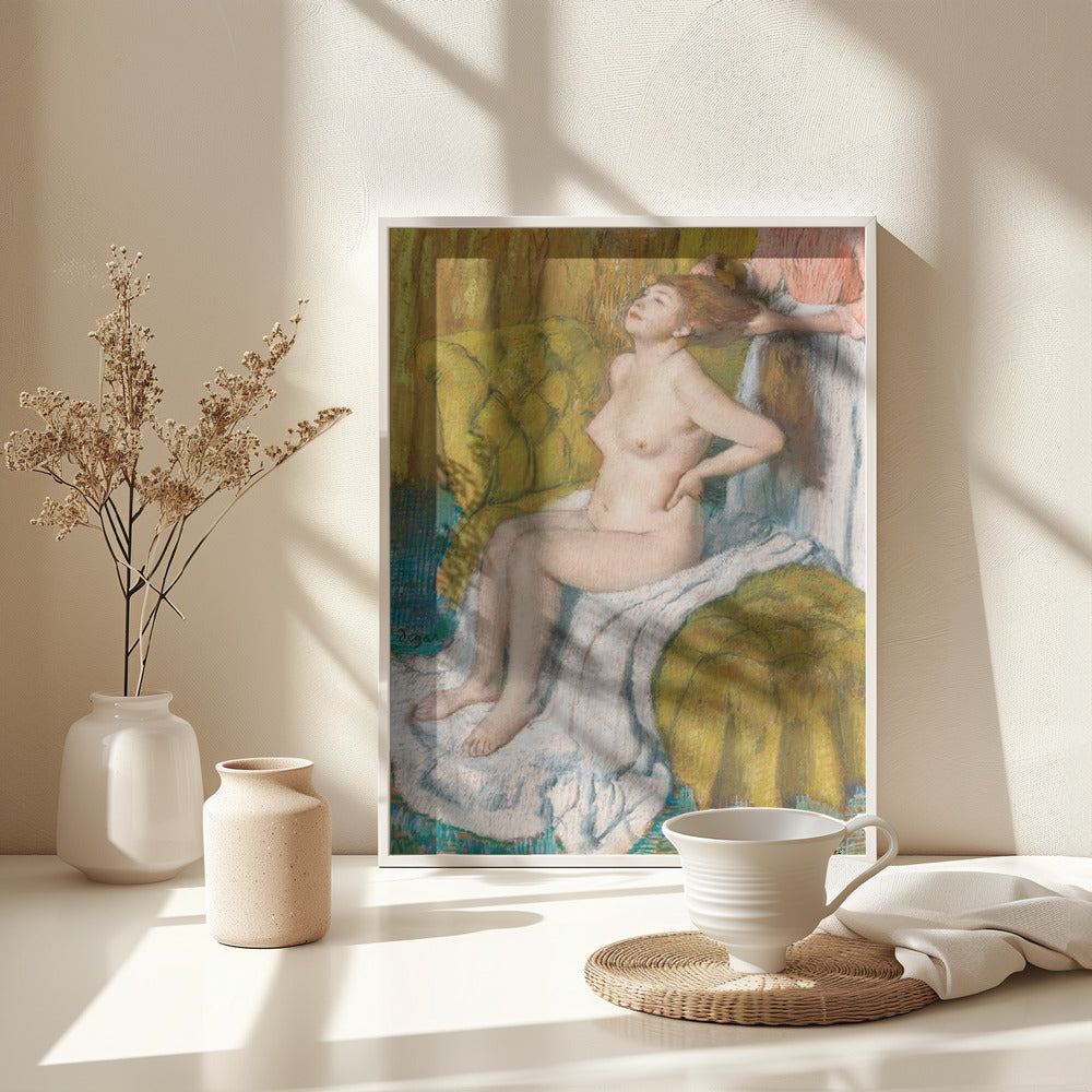 Nude Lady With Breast Showing - Poster / Art Print - interiör