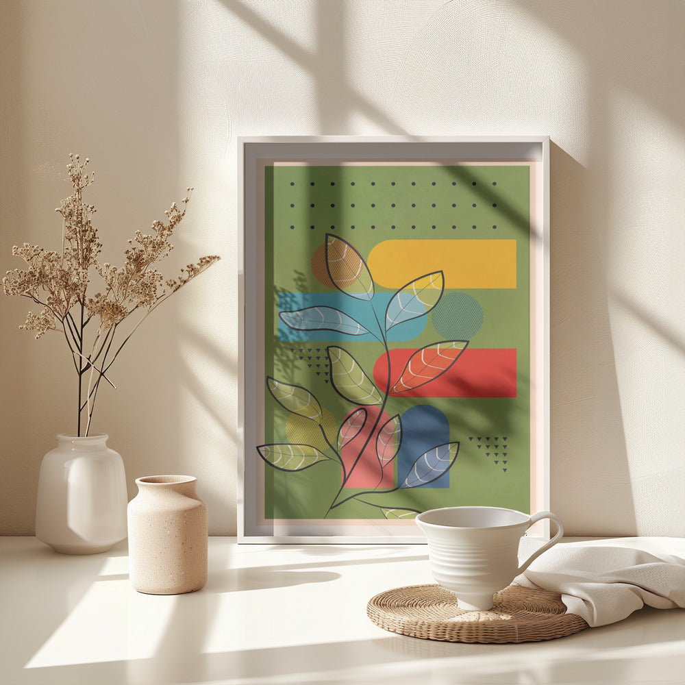 Tropical Geometry 7 - Poster / Art Print - interiör