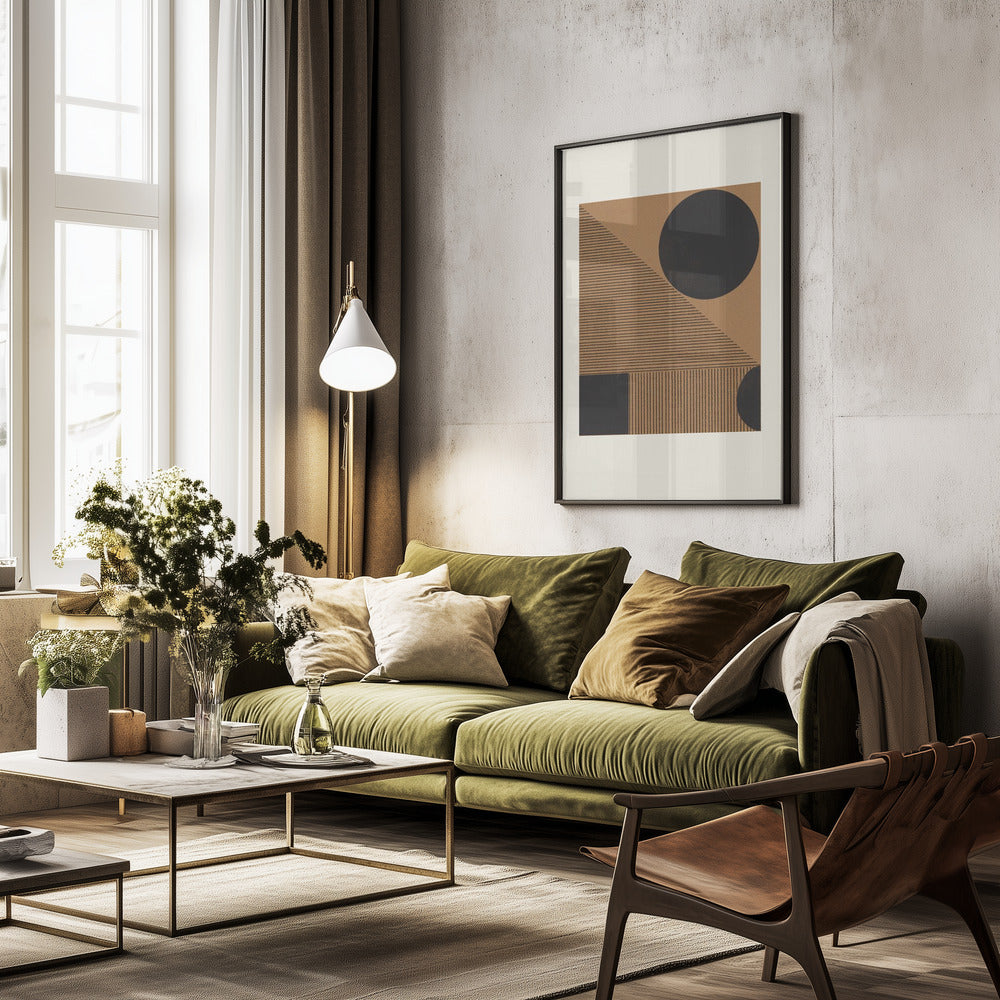 Composition X - Poster / Art Print - interiör
