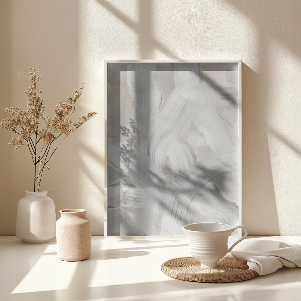 Abstract Brush Strokes 126 - Poster / Art Print - interiör