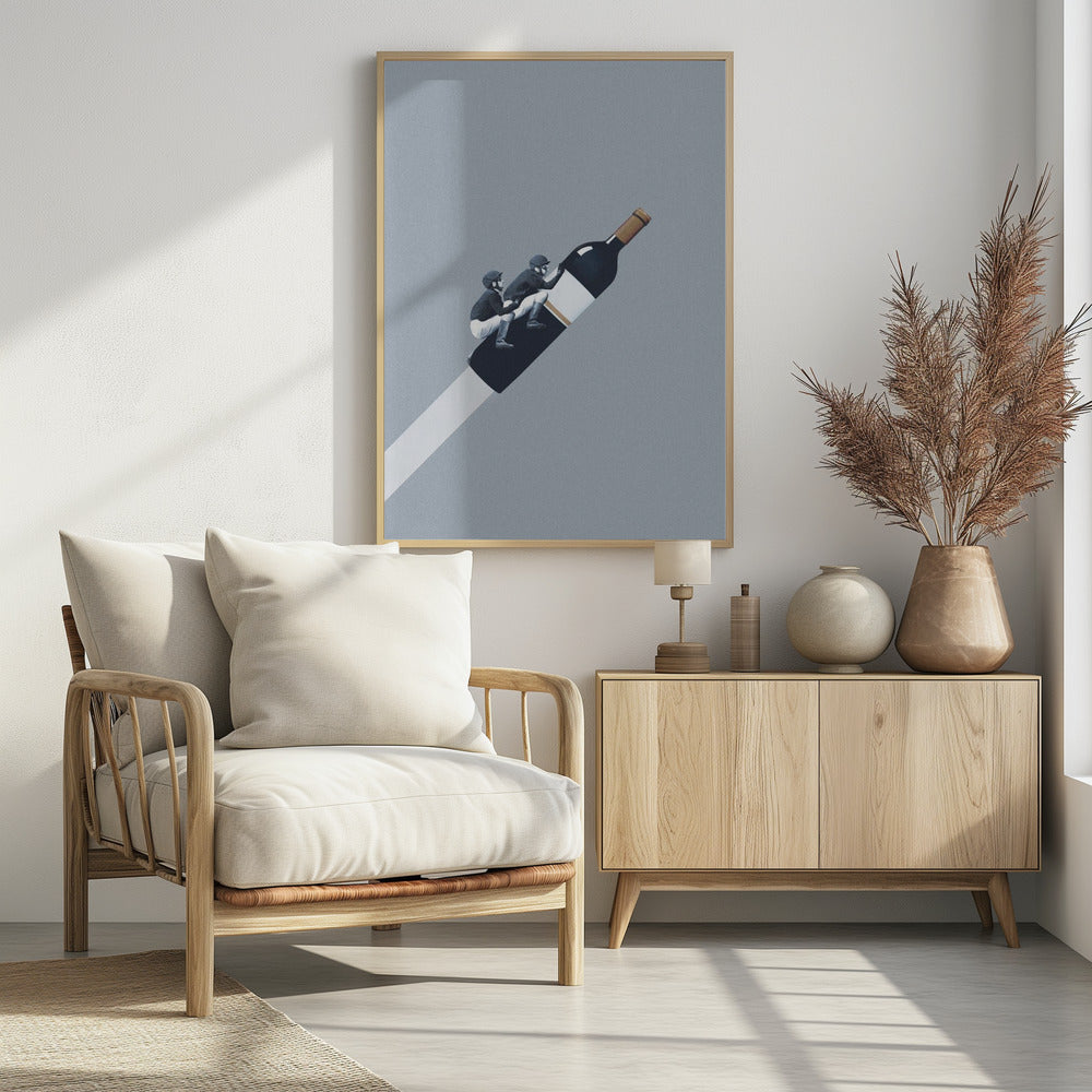 We ride until dawn - Poster / Art Print - interiör