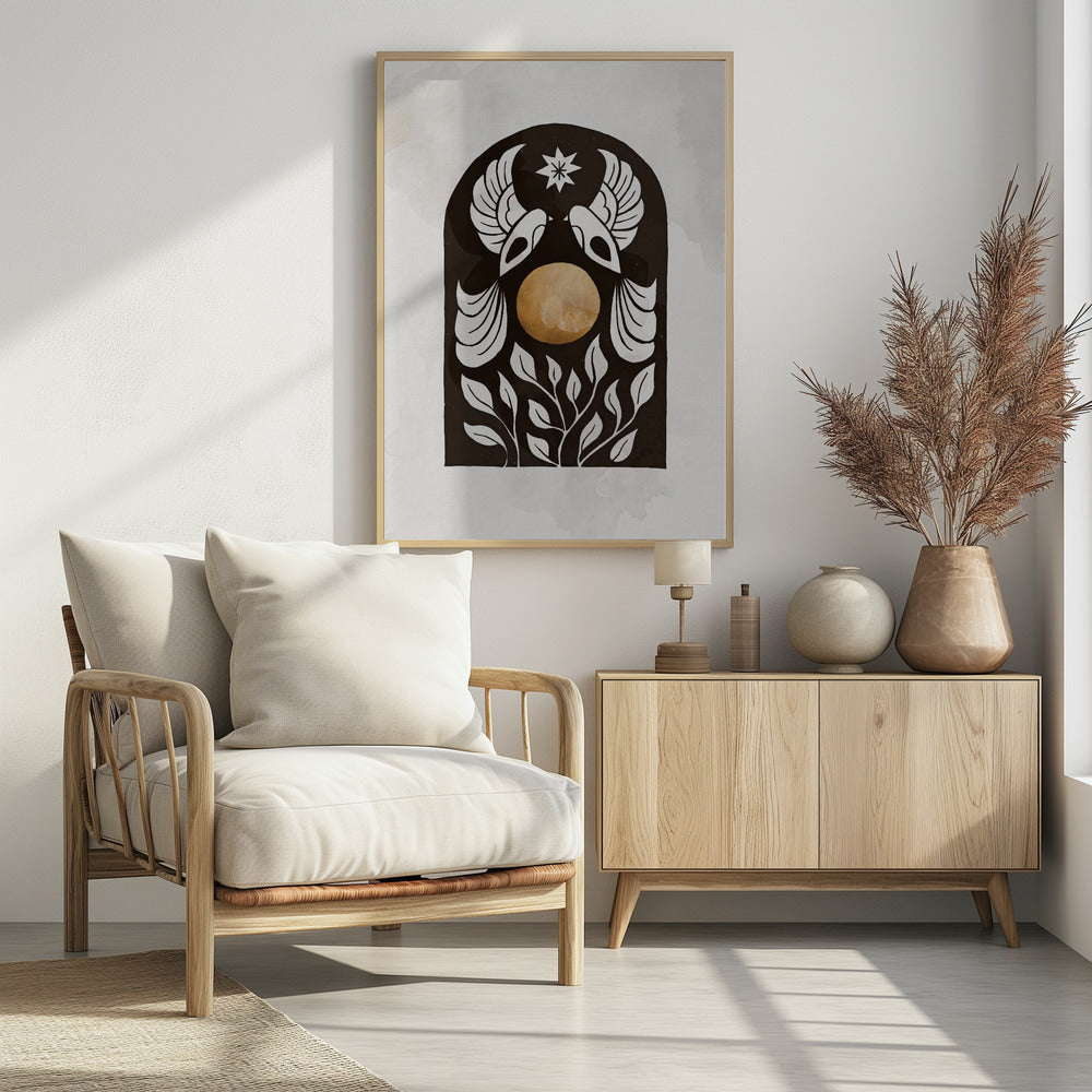 Cosmic Harmony - Poster / Art Print - interiör