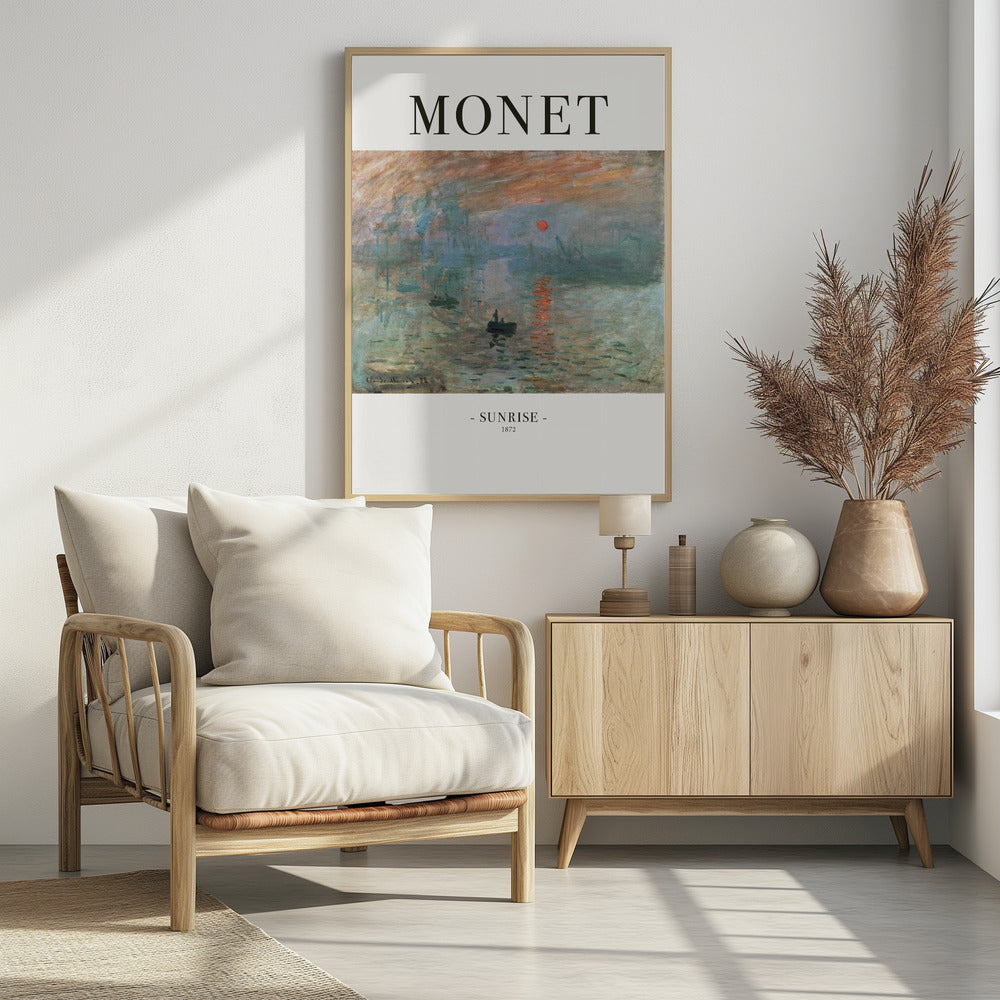 Sunrise 1872 - Poster / Art Print - interiör