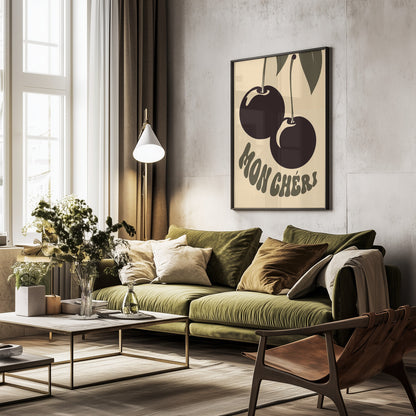 Mon Cheri - Poster / Art Print - interiör