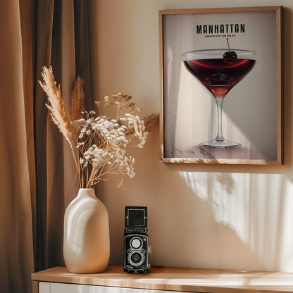 Manhattan Cocktail - Poster / Art Print - interiör