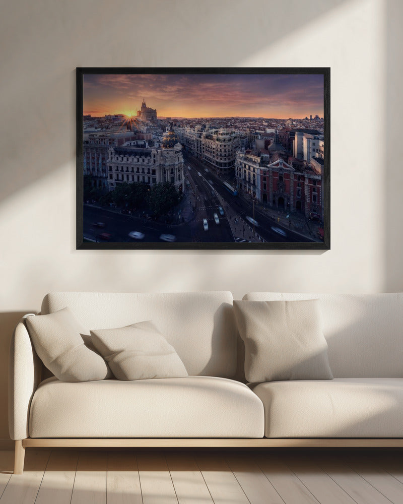 Madrid city - Poster / Art Print - interiör