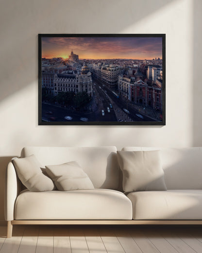 Madrid city - Poster / Art Print - interiör